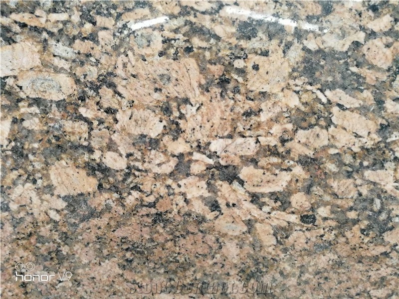Giallo fiorito granite polished slabs wall tile