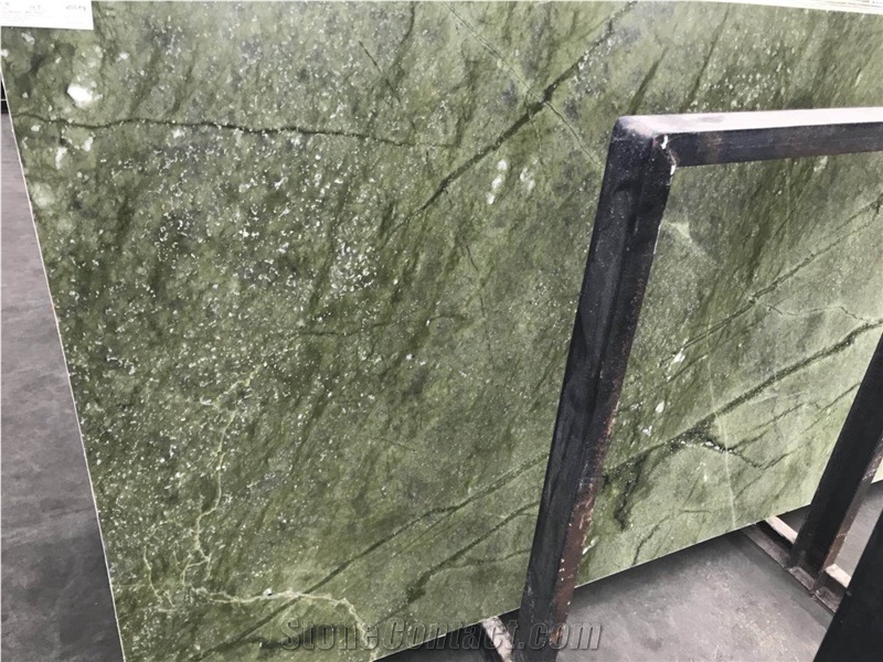 Green Marble Stone Top, Ming Green Round Tabletops