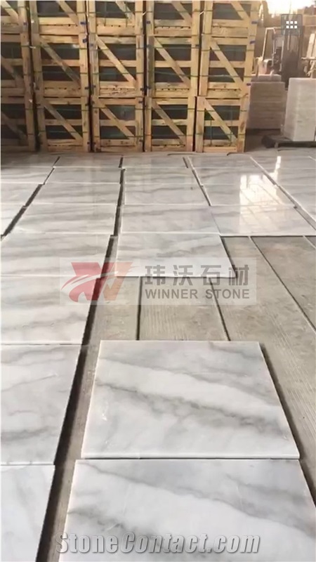Guangxi White, Bianco Carla Cheap Marble Flooring