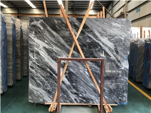 Ice Grey Marble Slab Flooring Tiles