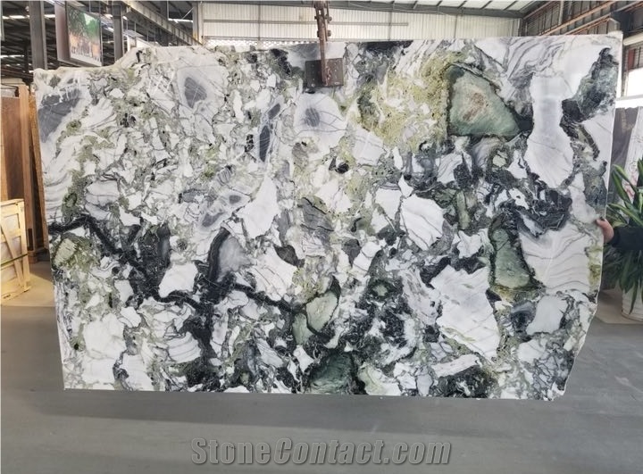 Ice Jade Marble Slab Sealer Marble Flooring Tiles