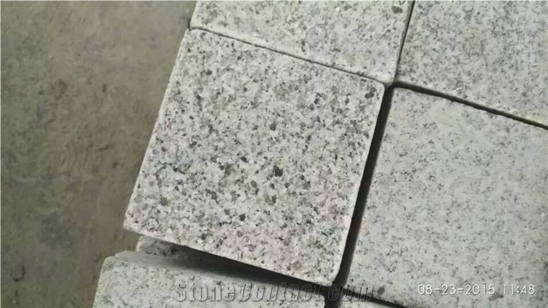 Light Grey Granite G603 Cube Stone Flooring Tile
