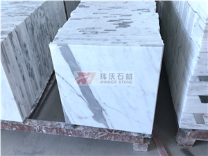 Marmi Bianco Tipo Statuario Faux Marble Floor Tile