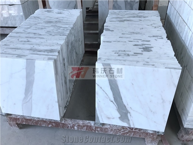 Marmi Bianco Tipo Statuario Faux Marble Floor Tile