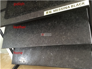Messina Absolute Black Granite Wall Tiles