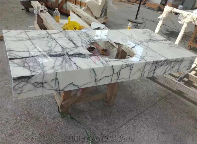 Milas New York Lilac Marble Countertops Company From China