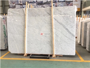 Natural White Marble Carrara Marble Slabs Tile