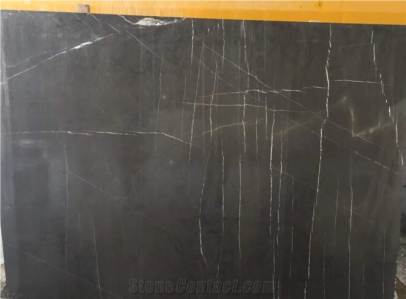 Pietra Grey Honed Polished Marble Slab Wall Tiles