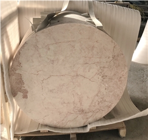 Polished Honed Rose Pink Red Marble Tabletops