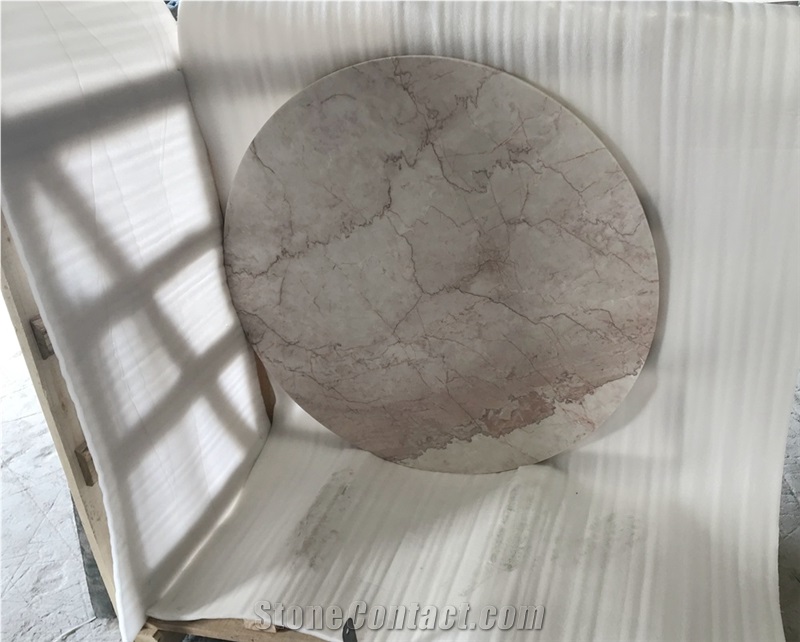 Polished Honed Rose Pink Red Marble Tabletops