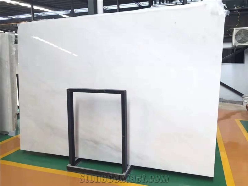Polished White Dolomite Marble Tiles and Slabs