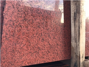 Ruby Red Granite for Kitchen Counter Top Tiles