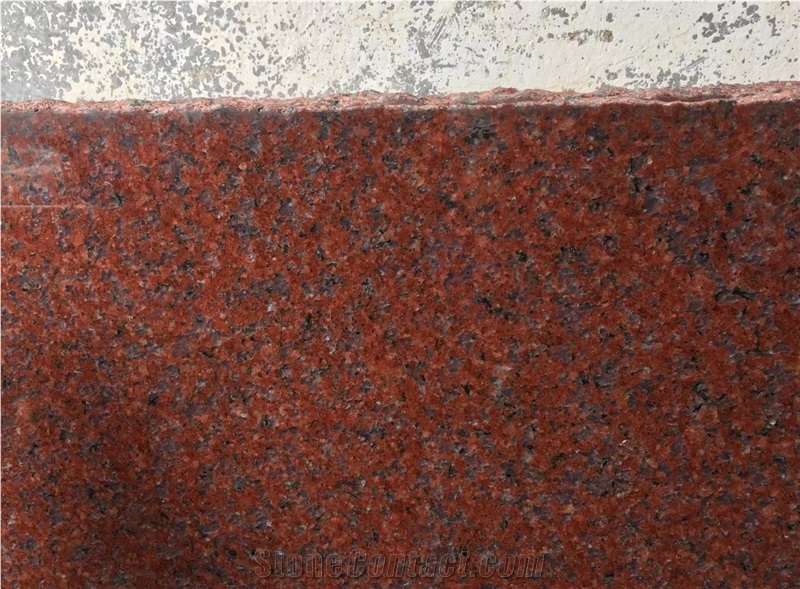 Ruby Red Granite Slabs Wall and Flooring Tiles