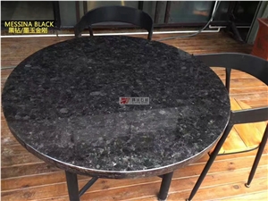 Solid Surface Messina Black Granite Countertops