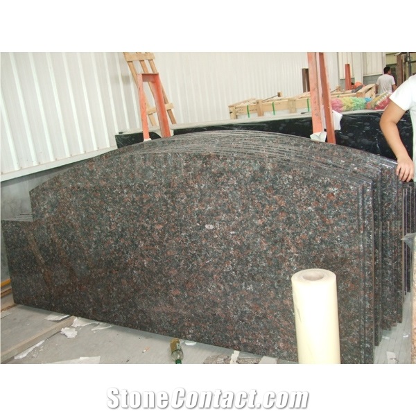 Tan Brown Granite Kitchen Custom Countertops