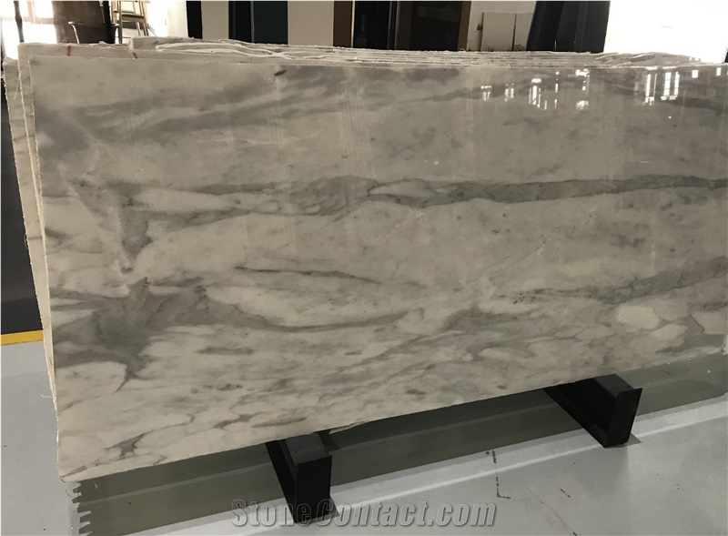 Vietnam Calacatta White Marble Slab