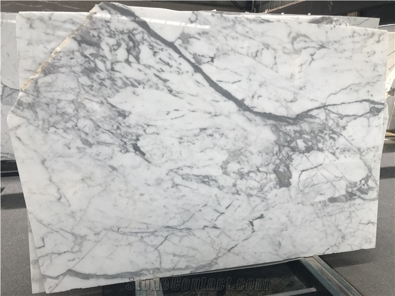 White Calacatta Carrara Marble Slab Tiles for Sale