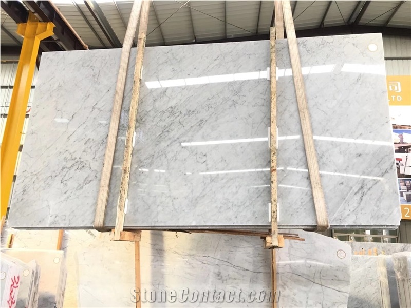 White Carrara Calacatta Marble for Bathroom Vanity Top