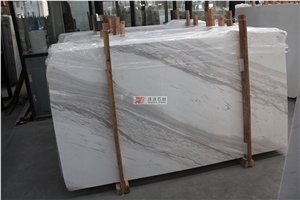 White Volakas Marble Flooring Tile, Slabs