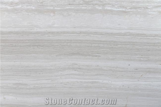 White Wooden Marble 12ft Kitchen Countertops