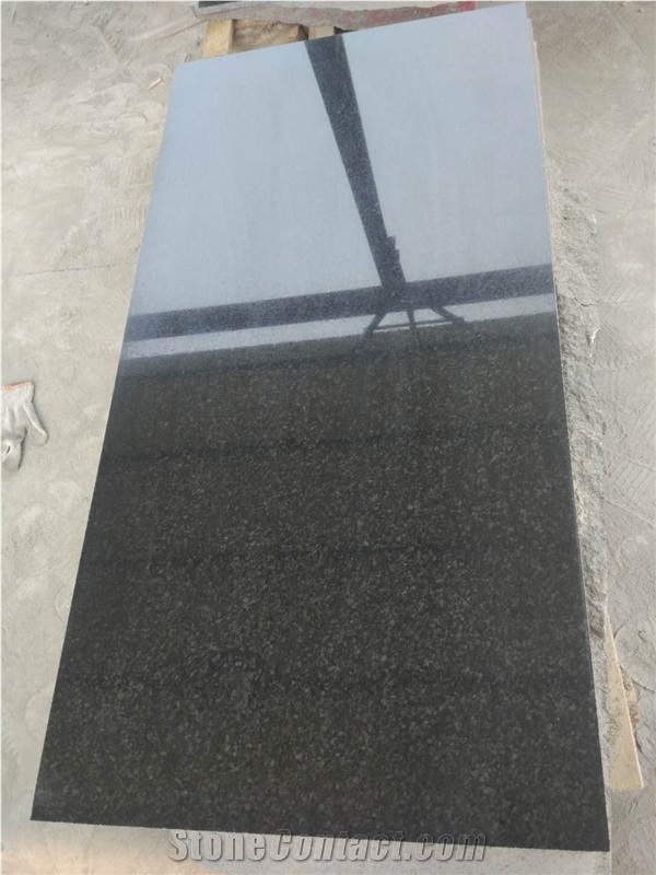 Yixian Black Polished Granite Floor Tile Suppliers