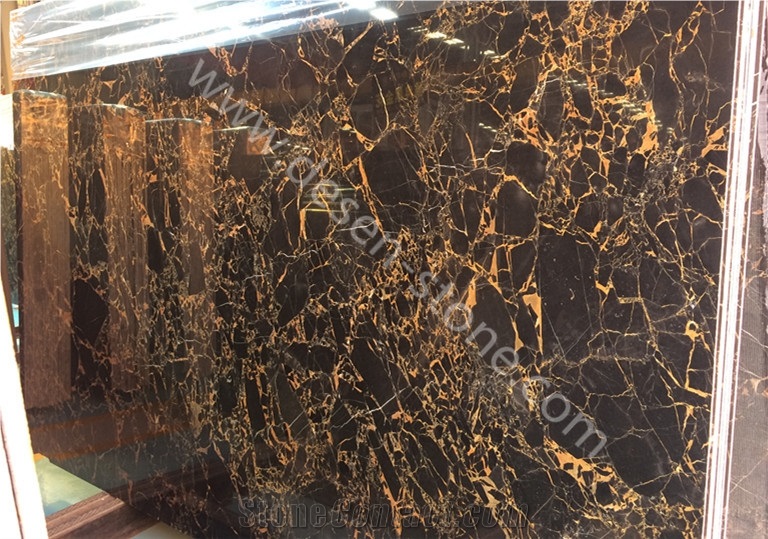 Portoro gold marble