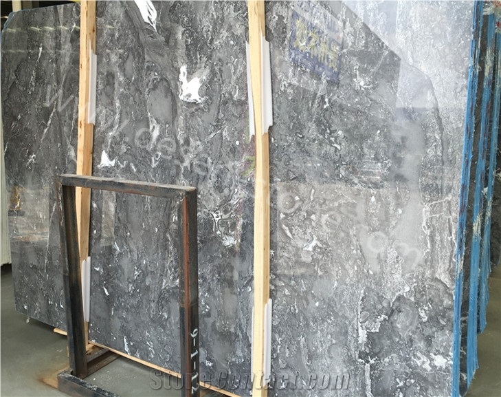 Romantic Grey Hunan Sesame Grey Marble Slabs&Tiles