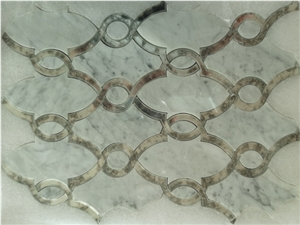 Lantern Types Polished Marble Mosaic Pattern