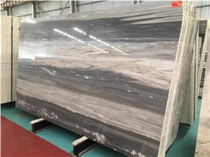 Blue Gold Sand Marble for Wall Cladding