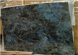 Polish Madagascar Lemurian Blue Granite Big Slabs