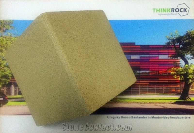 Beige Sandstone +Honeycomb Composite L-Shape Panel