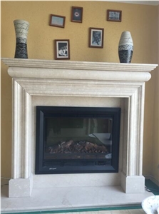 Botticino Classic Marble Fireplace