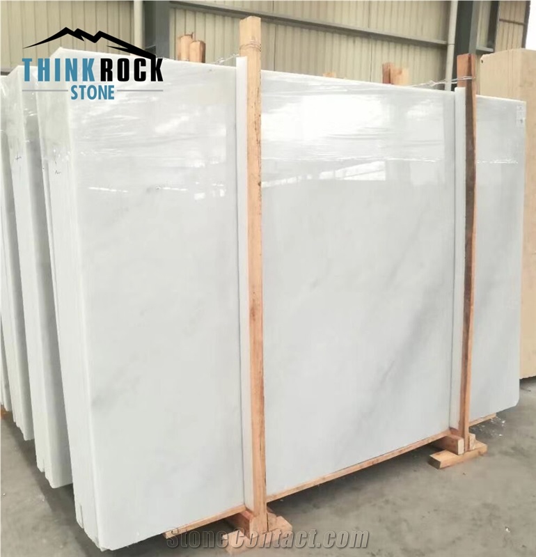 China Crystal White Fine Grain Marble Slabs Tiles