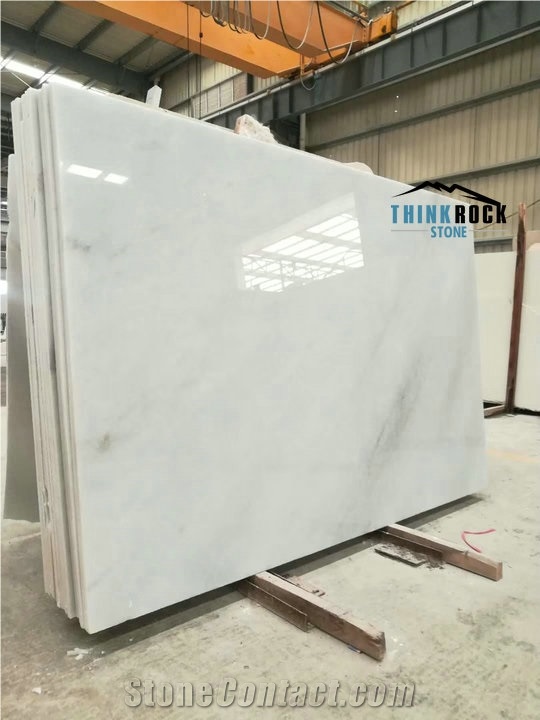 China Crystal White Marble 18mm Polished Big Slabs