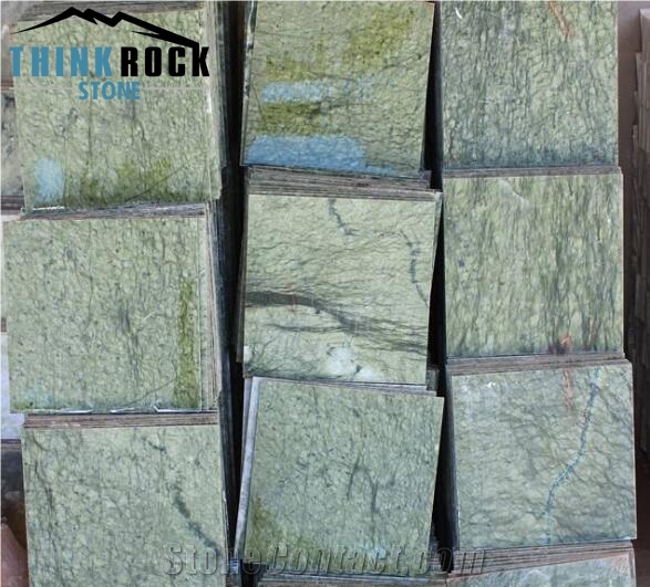 China Dandong Green Marble Wall Tiles Marble Slabs