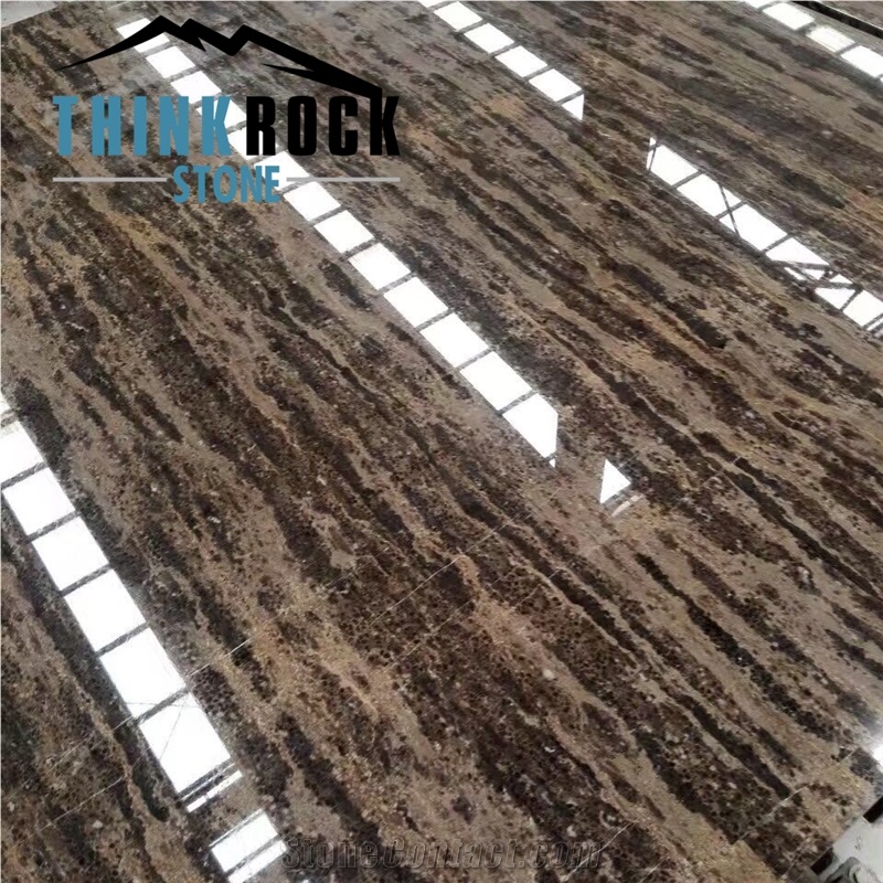 China Gold Coast Marble Slabs Brown Marble Tiles