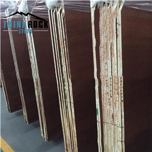 China Red Wood Grain Marble Slabs & Tiles
