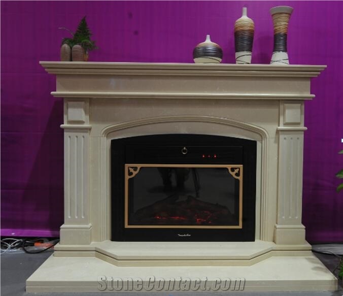 Customized Artificial Stone Fireplace Hot Sale