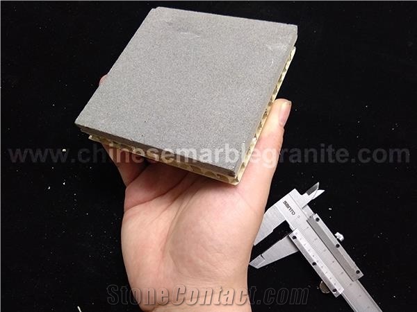 Grey Sandstone + Honeycomb Composite 18mm Panels