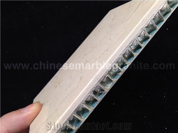 Light Beige Marble Composite Honeycomb Panels