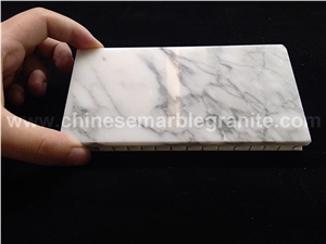 Oriental White Marble + Honeycomb Composite Panels