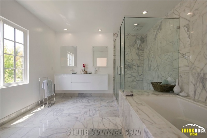Oriental White Tiles & Counter Tops for Bathroom