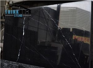 Spain Nero Marquina Marble Slabs Marble Tiles