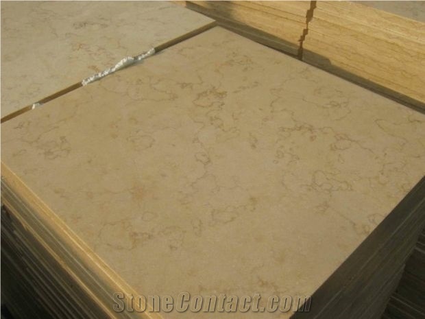 Sunny Light Beige Marble Polished Wall/Floor Tiles