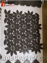 Apple Grey Mosaic, Flower Shape/Honed/Wall Mosaic