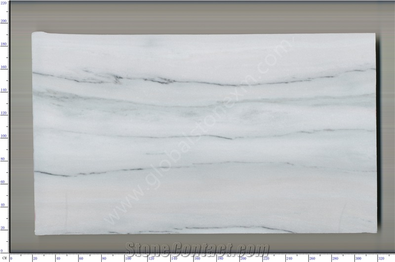 Atlantic White Marble Slab Tile Wall Cladding