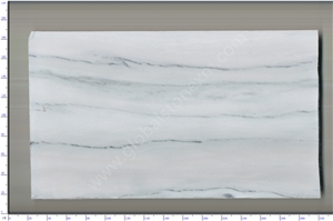 Atlantis White Marble Slab Tile Custom Countertop