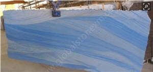 Azul Macaubas Quartzite Slabs for Wall Cladding