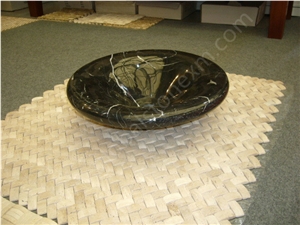 Black Marquina,Natural Nero Marquina Marble Bowls