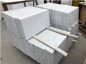 Carrara White Marble Tiles Cut to Size Elegant